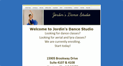 Desktop Screenshot of jordinsdancestudio.com